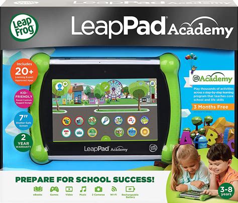 leapfrog games|LeapFrog LeapPad Academy Kids’ Learning Tablet, Green.